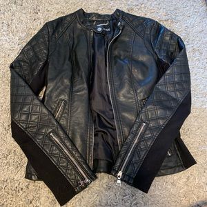 Faux Leather Jacket